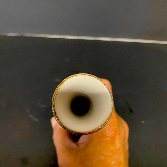 Vintage Blue Lusterware Dragon ware Bud Vase - Picture 8 of 12